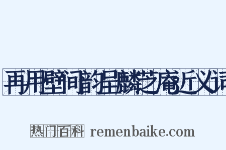 再用壁间韵呈麟芝庵近义词是什么意思的图片